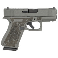 Glock 43X MOS with ported barrel, Cover-up Cobalt Edition