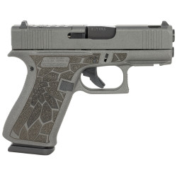 Glock 43X MOS with ported barrel, Cover-up Cobalt Edition