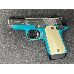 Used Kimber Micro9 BelAir Blue & Ivory Micarta