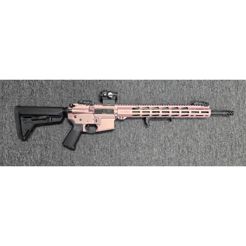 *** LEO ONLY *** USED / UNFIRED Ruger AR-556 Rose Gold with Sig Sauer Romeo5