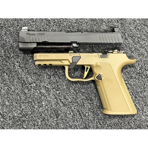 Used Sig Sauer P320 FCU, Brouwer M1811 Grip Module, P320 4.7" Slide