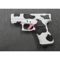 USED 43X MOS with Night Sights Cow Print Cerakote * Unfired* USED 43X MOS with Night Sights Cow Print Cerakote * Unfired*