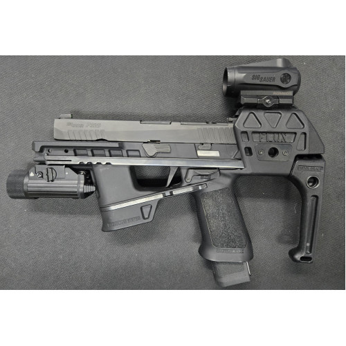 Used Sig Sauer P320 Full-size with Flux Raider Chassis, and Extras