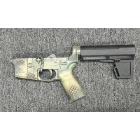 Used PSA PA-15 Lower Receiver Custom Camo Spray Paint Used PSA PA-15 Lower Receiver Custom Camo Spray Paint