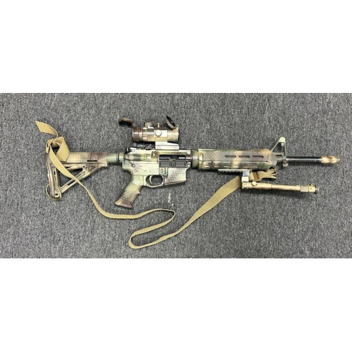 Used Del-Ton DTI-15 5.56 With Optic and Bipod